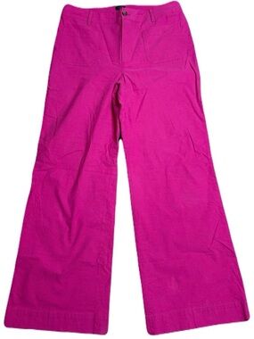 J Crew Womens 31 Lizzie High Rise Flared Wide Leg Pants Pink